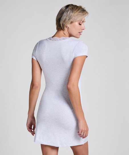 Natskjorte i jersey, Grå