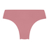 Usynlig brasiliansk trusse Lace Back, Lyserød