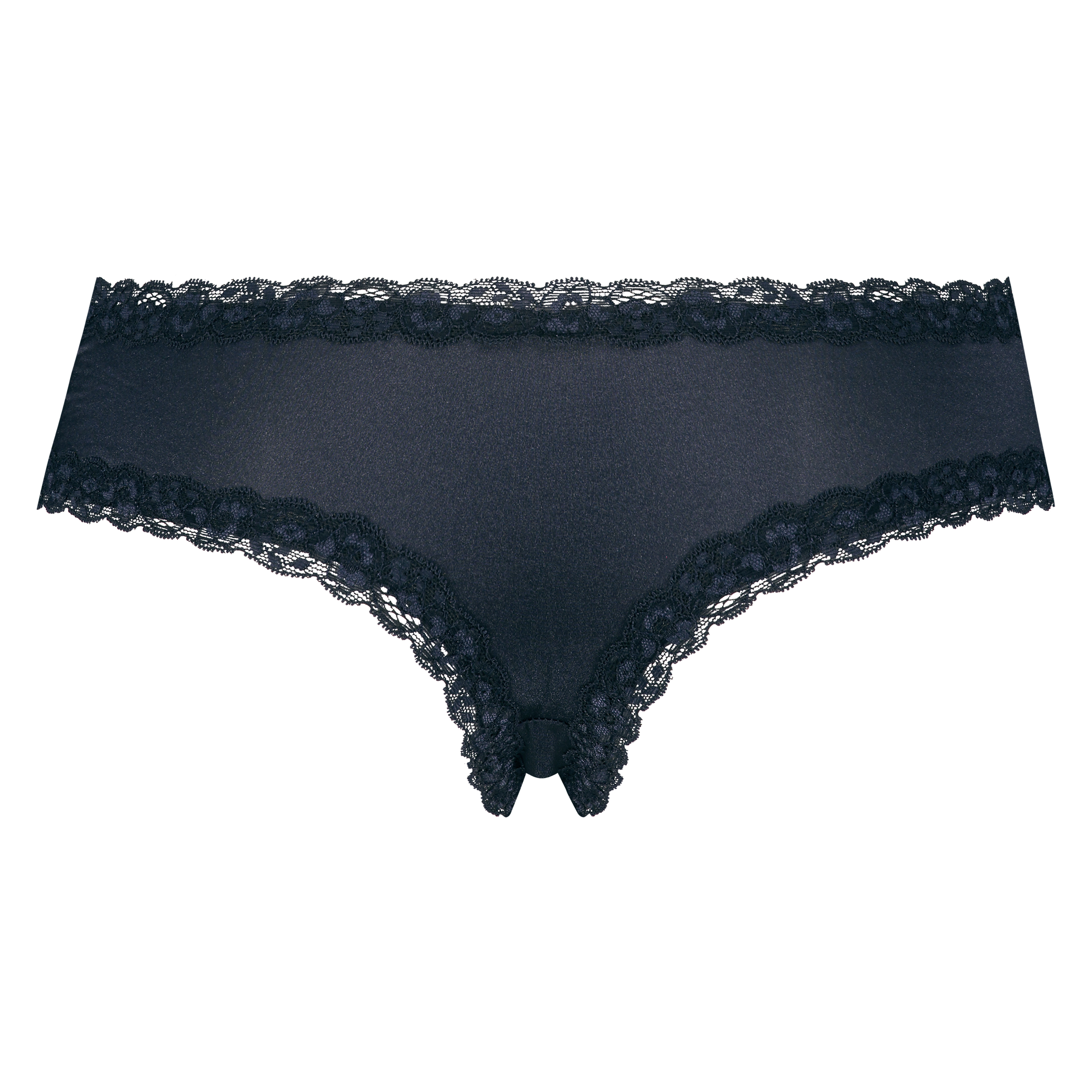 V-formet brasiliansk trusse i mikrokvalitet, bl&aring;, main